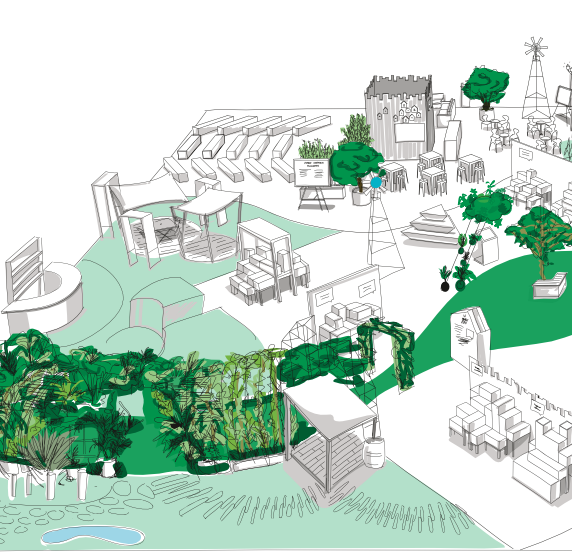Extrait plan du Coeur Végétal 2024- SVG Angers